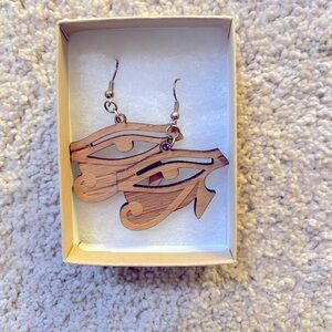 Beautiful Pair of Hand Carved Earrings from Local Boutique!